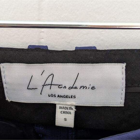 L'Academie (Revolve) Acton Pant in Dark Purple/Blue, size S - Picture 5 of 11